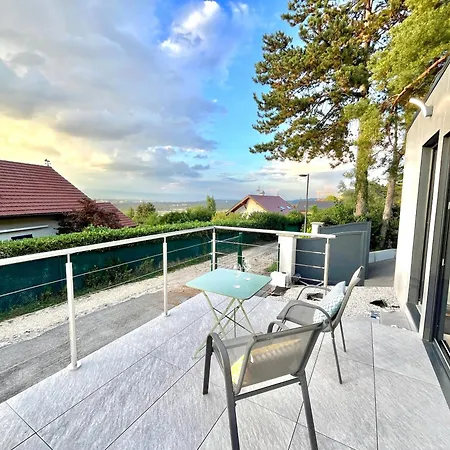 Сasa de vacaciones Coquette Maisonnette - Vue Jet D'eau - Léman Bossey